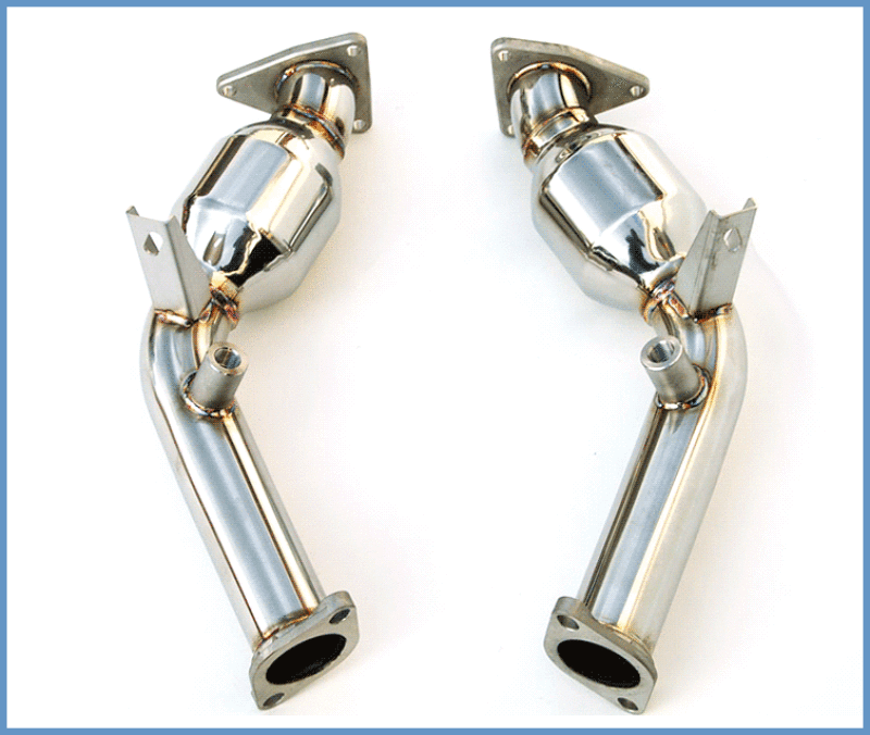 Invidia — Invidia 09+ Nissan 370Z / Infiniti G37 60mm High Flow Cat w/ Bracket - view 1