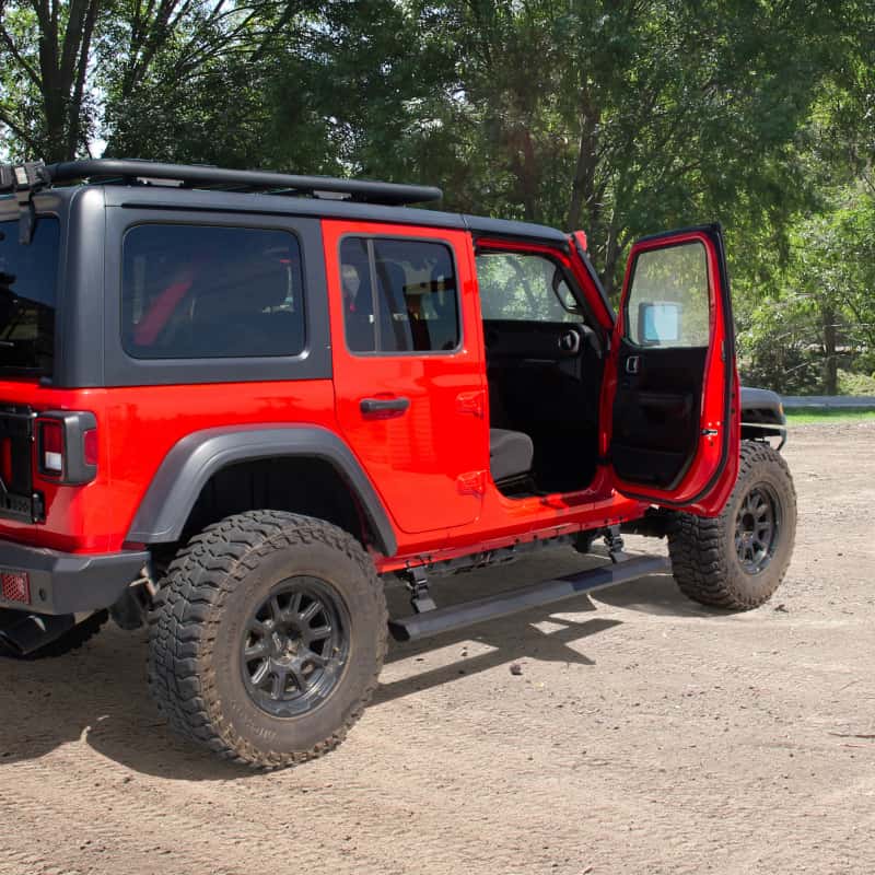 Go Rhino — RealTruck 18-24 Jeep Wrangler 4dr VoltStep Electric Running Board Kit (Drilling Req.) - Tex. Blk
VoltStep Elec. Board - view 8