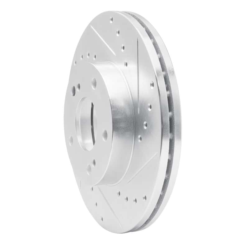 R1 Concepts — R1 89-90 Nissan 300ZX Front Right Drilled & Slotted Silver Brake Rotor
R1 Brake Rotor Drill - view 2