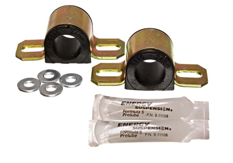 Energy Suspension — Energy Suspension 86-91 Mazda RX7 Black 24mm Front Sway Bar Bushings
Sway Bar Bushing Kit - view 1