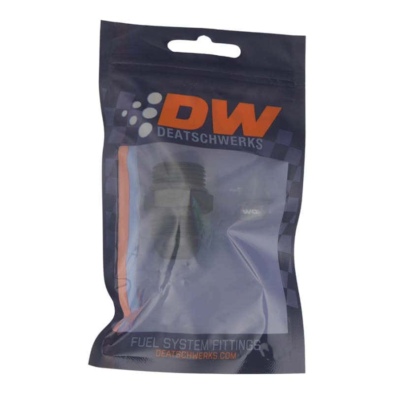 DeatschWerks — DeatschWerks 10AN ORB Male to 10 AN Male Flare Adapter (Incl O-Ring) - Anodized Matte Black
Lines & Fittings - view 2
