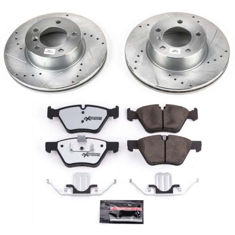 PowerStop — Power Stop 2007 BMW 328i Front Z26 Street Warrior Brake Kit - view 1