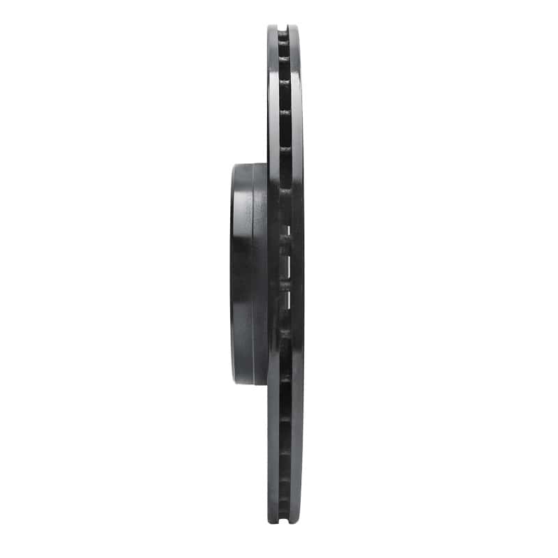 R1 Concepts — R1 16-26 Polestar Polestar 2 Rear Left Drilled & Slotted Black Brake Rotor
R1 Brake Rotor Drill - view 3
