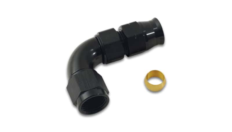 Vibrant — Vibrant 90 Deg 5/16in Tube to Female -6AN Adapter (w/ Olive Inserts)
-6ANFM-5/16"Tube90Dg - view 1