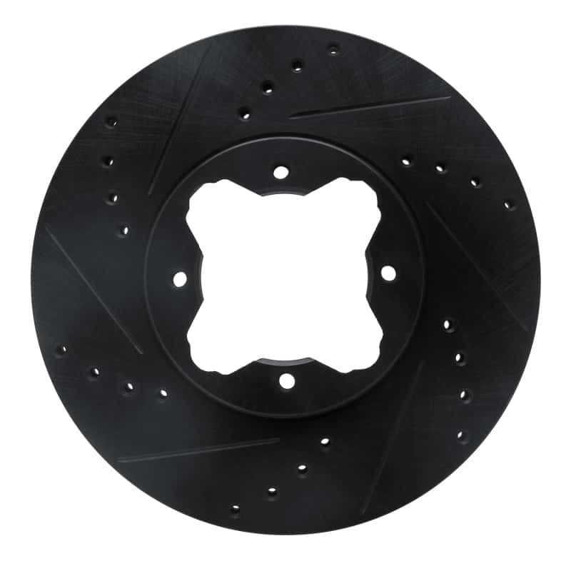 R1 Concepts — R1 92-98 Acura TL Front Left Drilled & Slotted Black Brake Rotor
R1 Brake Rotor Drill - view 1