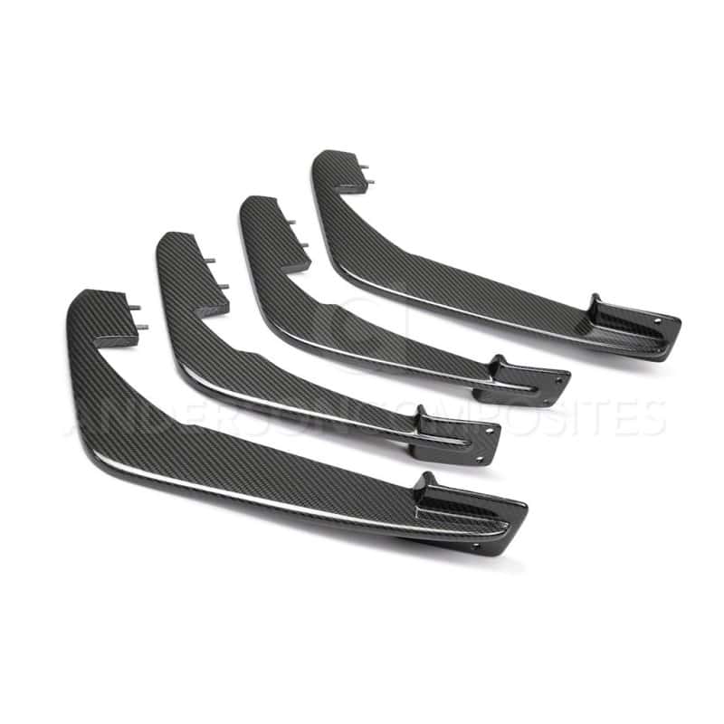 Anderson Composites — Anderson Composites 20-21 Chevrolet Corvette C8 Stingray Carbon Fiber Rear Diffuser Fins (Set of 4)
Rear diffuser fins - view 2