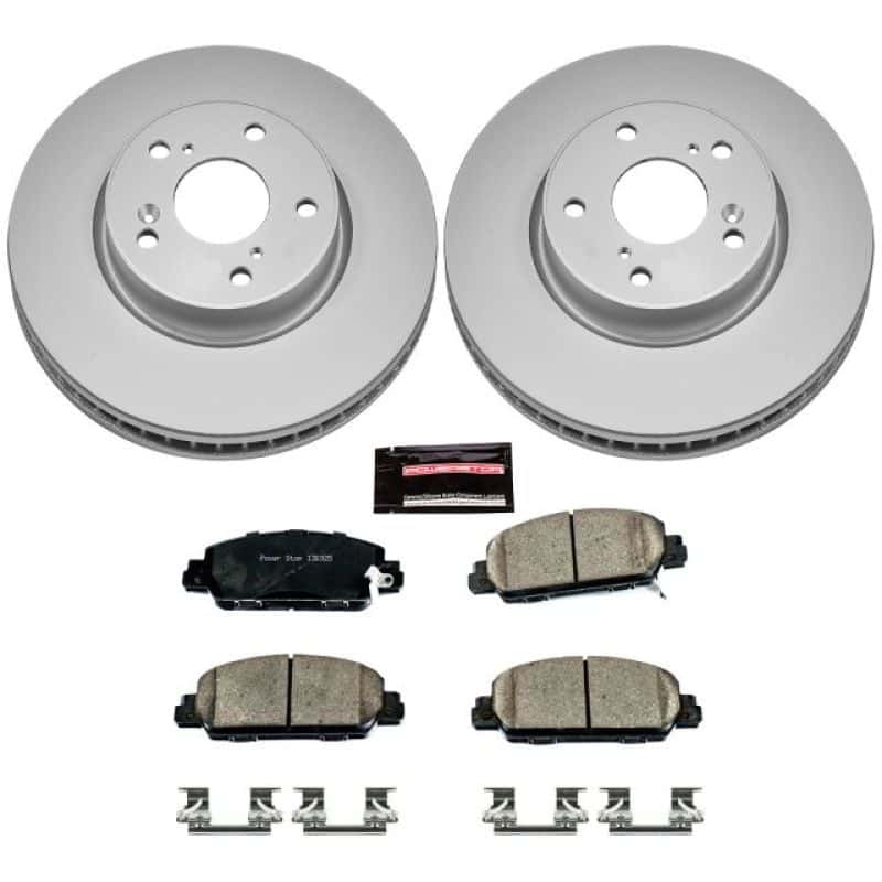 PowerStop — Power Stop 13-19 Honda Accord Front Z17 Evolution Geomet Coated Brake Kit - view 1