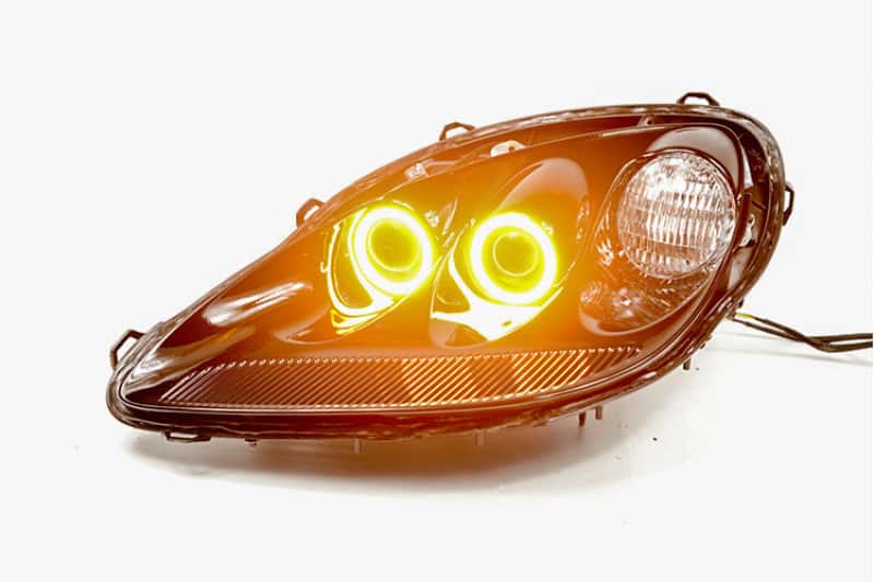 Diode Dynamics — Diode Dynamics Halo Lights LED 70mm - Red Four - view 5