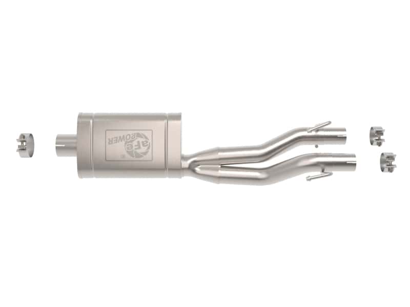 aFe — aFe Apollo GT Series 409 Stainless Steel Muffler Upgrade Pipe 09-19 Ram 1500 (Dual Exhaust) V8-5.7L
Muffler Upgrade - view 3