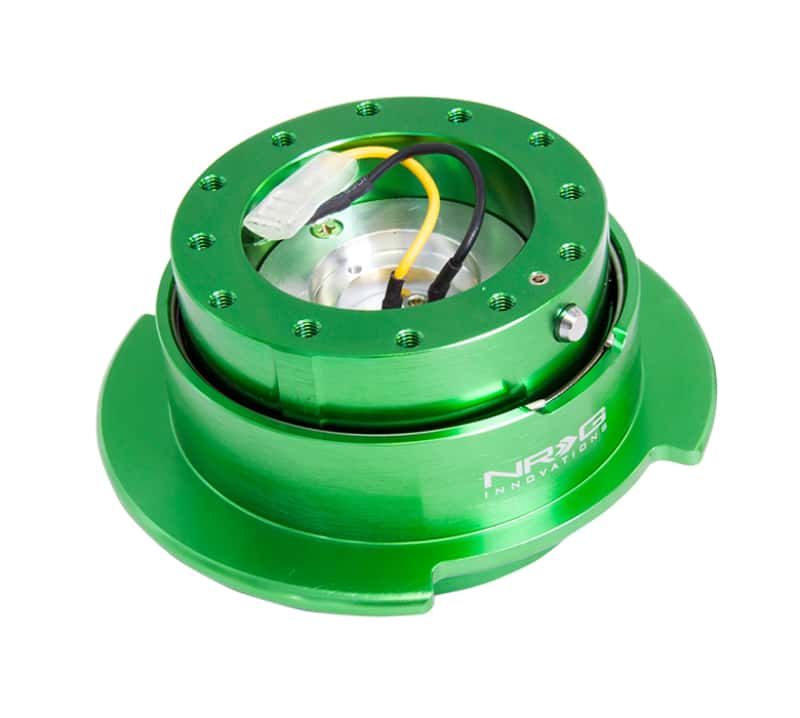 NRG — NRG Quick Release Kit Gen 2.5 - Green Body / Titanium Chrome Ring - view 2