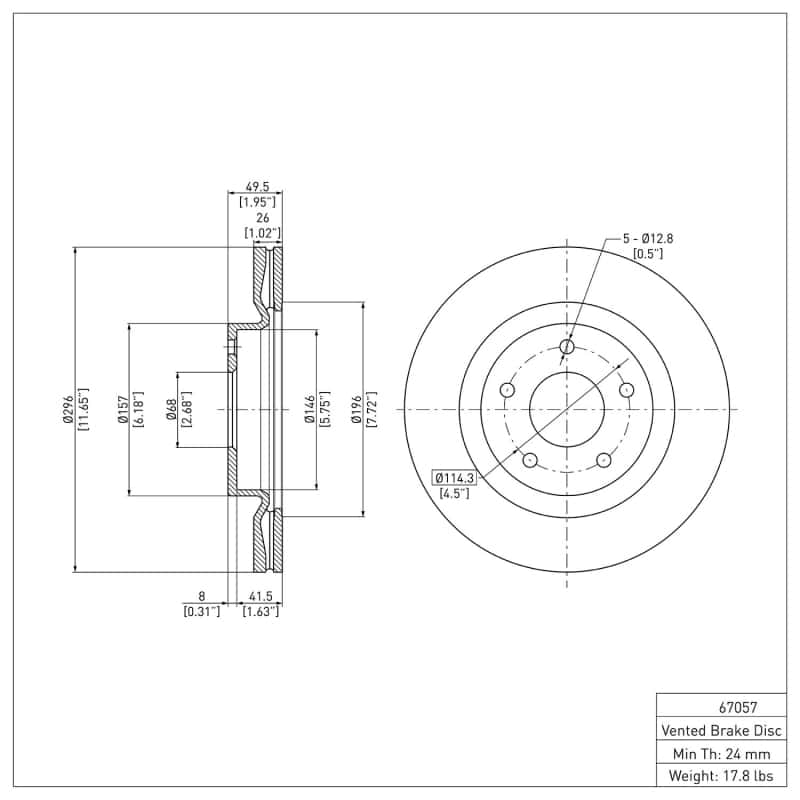 DFC — DFC 07-13 Nissan Altima Front GeoSPEC Coated Rotor
DFC Brake Rotor - view 6