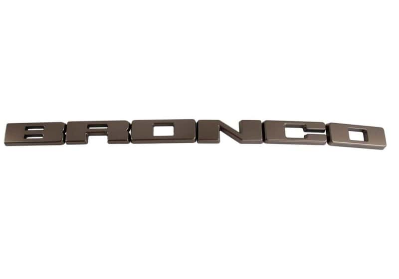 Ford Racing — Ford Racing 2021+ Bronco Grille Lettering Overlay Kit - Bronze
Grille Emblem - view 8