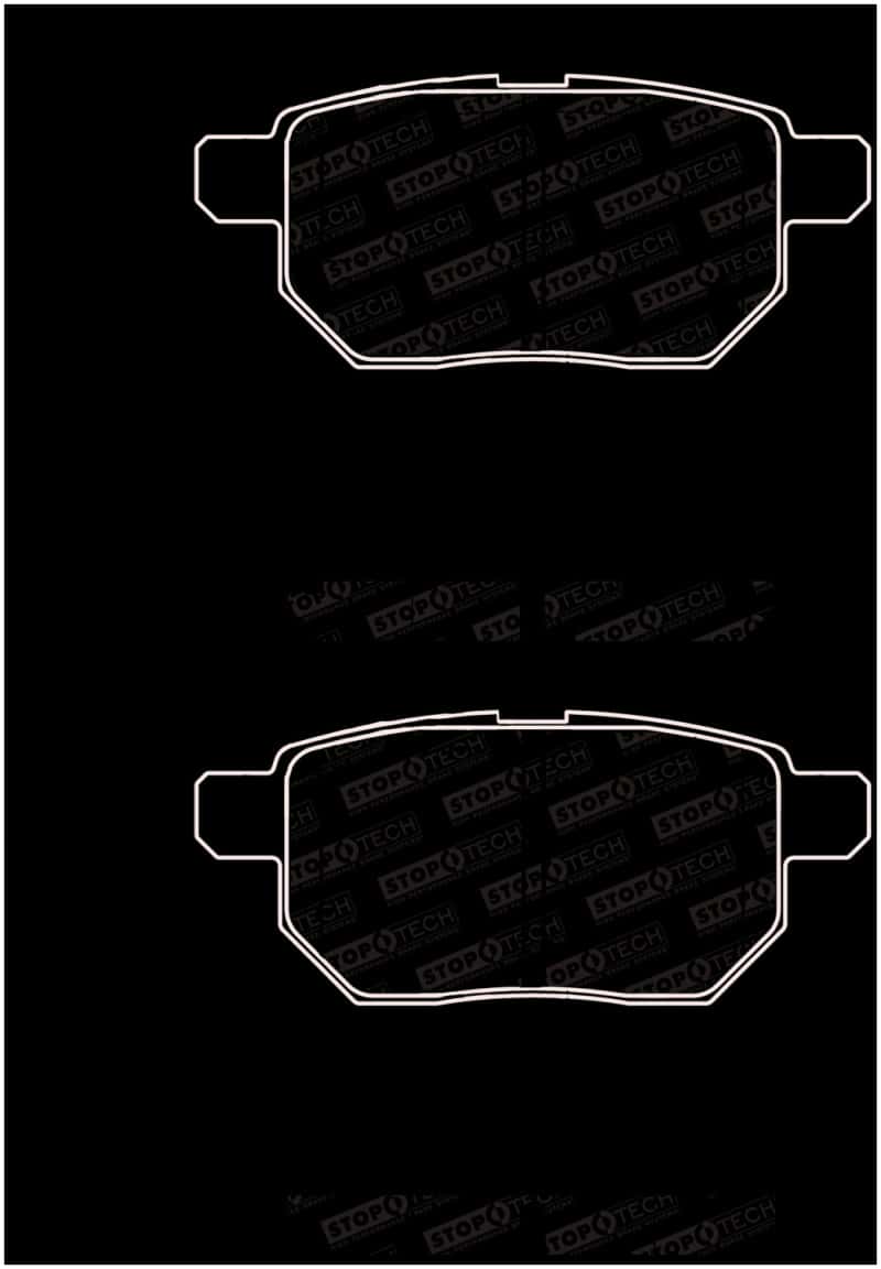 Stoptech — StopTech Street Brake Pads - Rears
Brake Pads W/Hrdwr - view 2