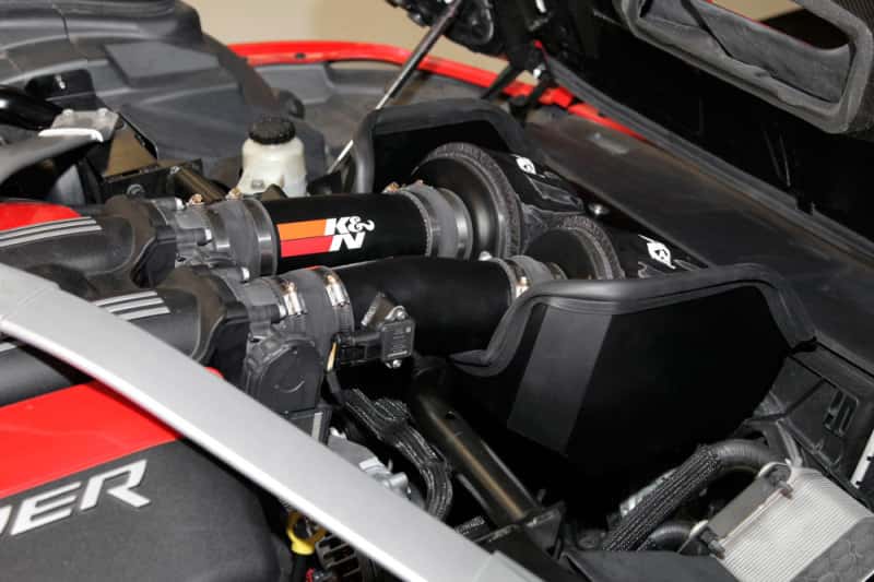K&N Engineering — K&N 69 Series Typhoon Performance Intake Kit for 2013 Dodge Viper/SRT Viper 8.4L V10
Performance Air Inta
Air Intake System - view 4