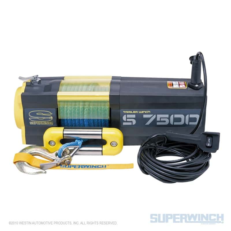 Superwinch — Superwinch 7500 LBS 12V DC 5/16in x 54ft Synthetic Rope S7500 Winch
Winch - view 20