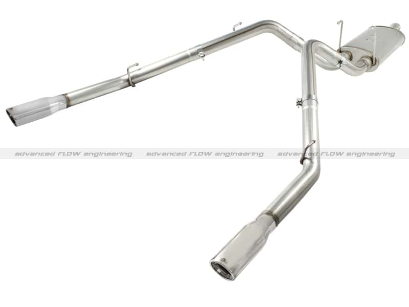 aFe — aFe MACHForce XP Exhausts Cat-Back SS-409 EXH CB Dodge Ram 1500 5.7L HEMI 09-13 Polished
Cat-Back Exhaust
MACH Force XP - view 1