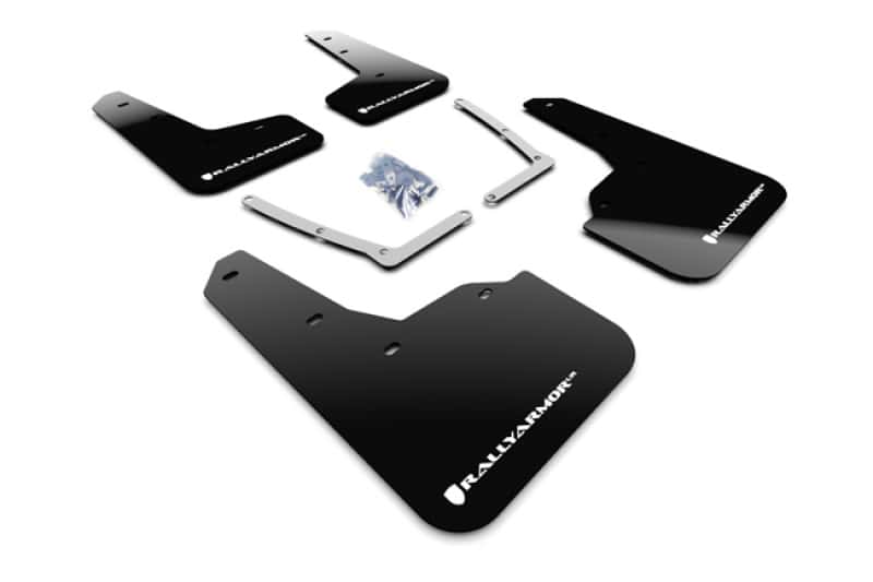 Rally Armor — Rally Armor 16-21 Honda Civic Si Black UR Mud Flap w/White Logo
Mud Flap - view 1