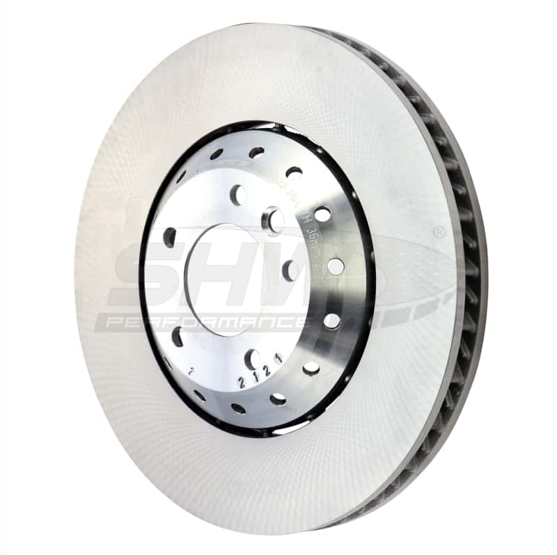 SHW Performance — SHW 15-18 Porsche Cayenne GTS w/19in Wheel w/o Ceramics Left Frt Smooth LW Brake Rotor (95835140350) - view 1