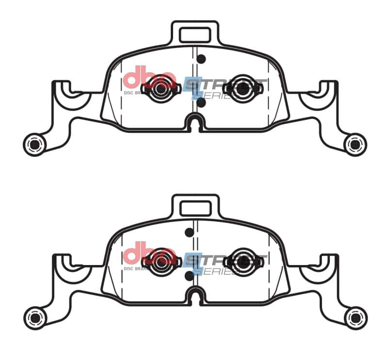 DBA — DBA 17-19 Audi A4 Street Series Front Brake Pads
Brake Pad - view 2