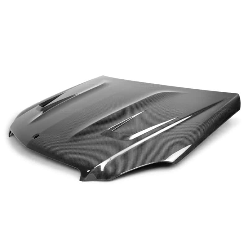 Seibon — Seibon 12-14 Mercedes C-Class GT Style Carbon Fiber Hood - view 2