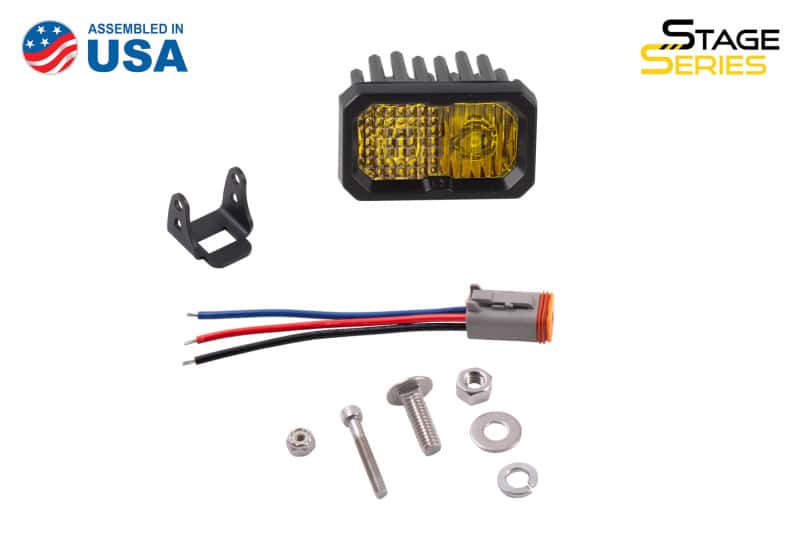 Diode Dynamics — Diode Dynamics Stage Series 2 In LED Pod Pro - Yellow Flood Standard ABL Each - view 7