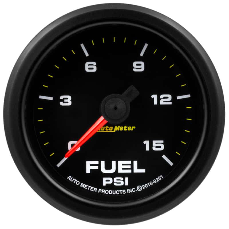 AutoMeter — Autometer Extreme Environment 2 1/16in 15psi Fuel Pressure Gauge Stepper Motor w/ Warn
GA 2" FUELP 15PSI EE - view 1