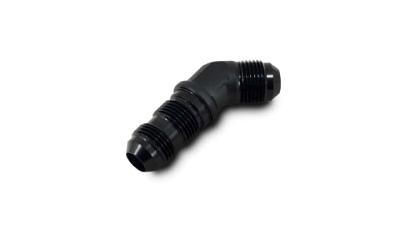 Vibrant — Vibrant -6AN Bulkhead Adapter 45 Degree Elbow Fitting - Anodized Black Only
-6AN45DegBulkheadAdp
6AN45DegBulkhdAdptr
AN Fitting - view 3