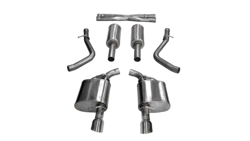 CORSA Performance — Corsa 2017-2020 Dodge Charger 5.7L V8 Xtreme Cat-Back Dual Rear Exit w/4.5in Polished Tips
Exhaust - view 2