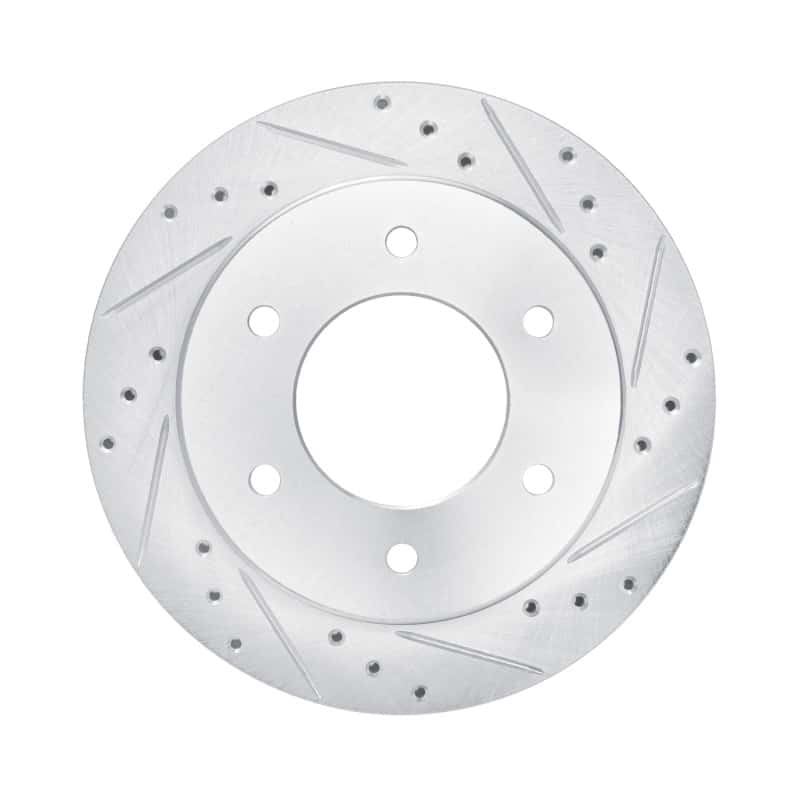 R1 Concepts — R1 19-25 Ford BRONCO Rear Right Drilled & Slotted Silver Brake Rotor
R1 Brake Rotor Drill - view 1