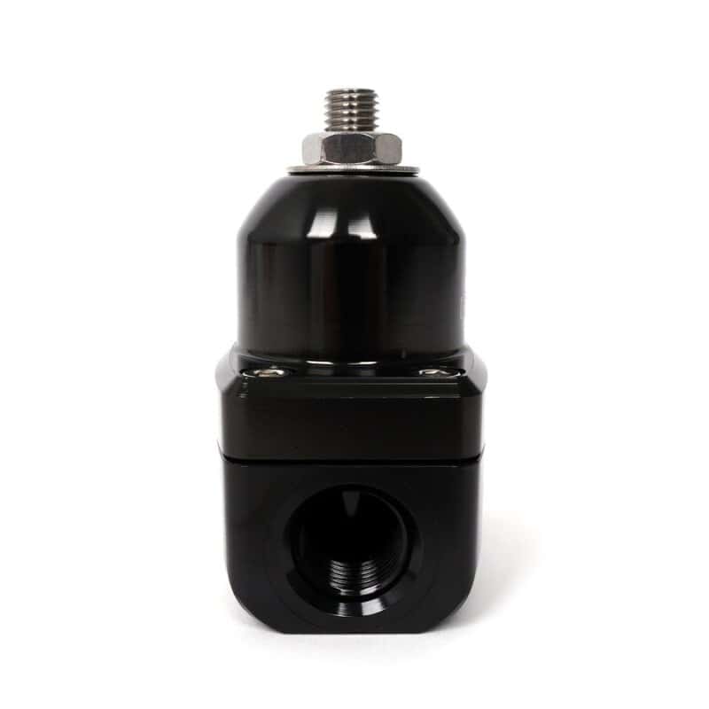 BLOX Racing — BLOX Racing 2-Port Design Black/Black Adjustable Fuel Pressure Regulator - view 4