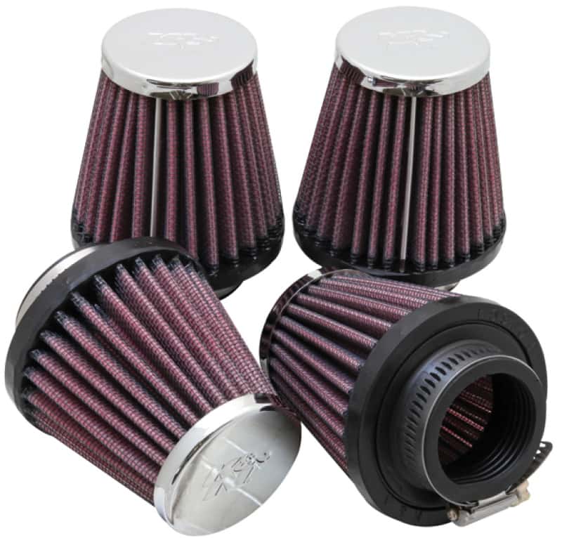 K&N Engineering — K&N Universal Oval Chrome Filter 1 9/16 in. Flange 3 in. Base 2 inch Top 3 in. Height (4 Per Box)
Clamp-on Air Filter - view 1