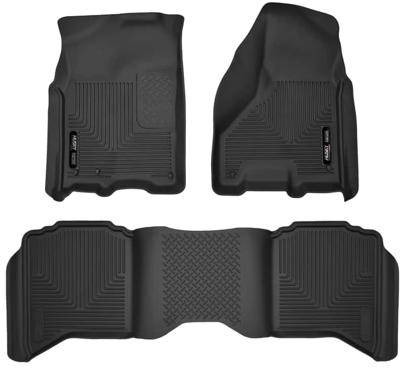 Husky Liners — Husky Liners 10-12 Dodge Ram 2500/3500 Crew/Mega Cab X-Act Contour Black Floor Liner - 1st/2nd Row
Husky Liners 09-18 Dodge Ram 1500 Crew Cab X-Act Contour Front & Second Seat Floor Liners - Black
Floor Liners - view 1