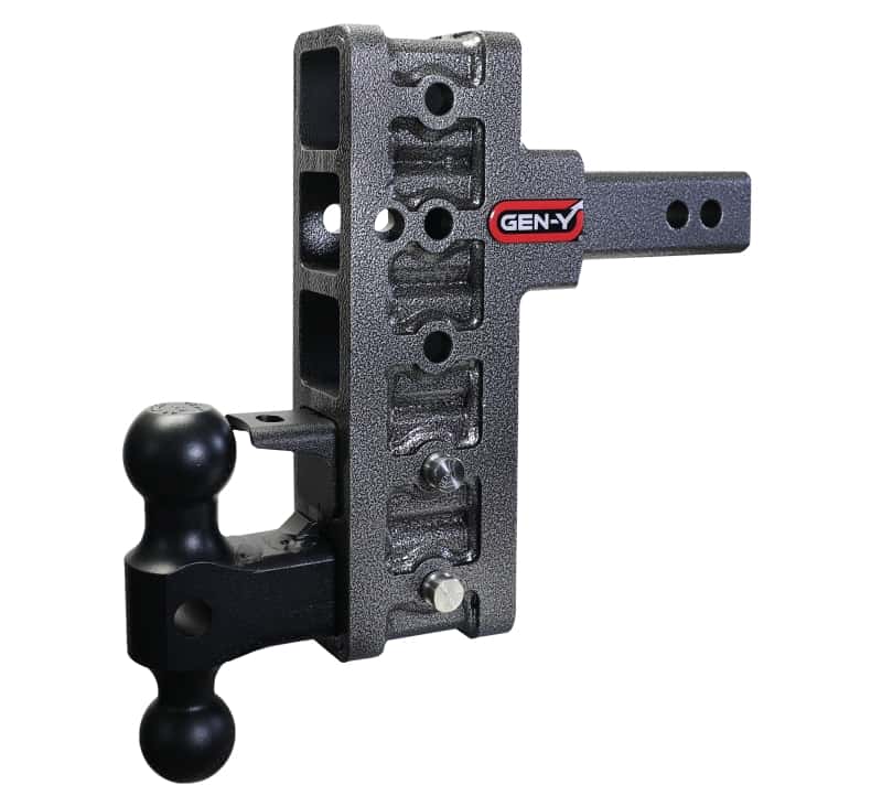 GEN-Y Hitch — Gen-Y Mega Duty 2in Offset Shank 7.5in Drop 2K TW 10K Hitch w/GH-031 Dual-Ball/GH-032 Pintle Lock
Drop Hitch - view 3