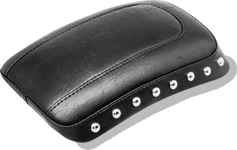 Mustang Motorcycle — Mustang 00-15 Harley Softail Standard Rear Tire Touring Passenger Seat w/Studs - Black - view 1