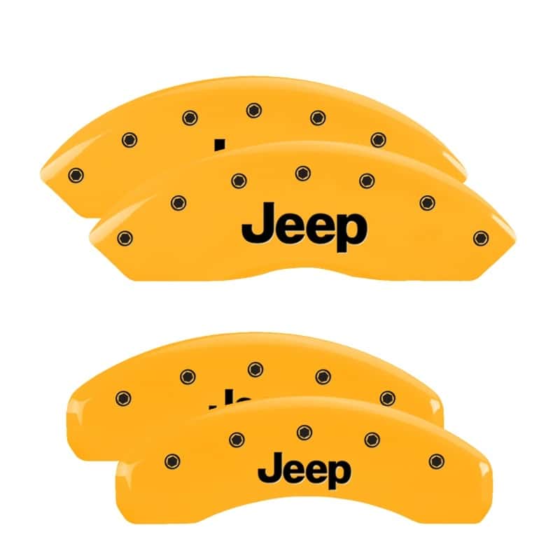 MGP — MGP 4 Caliper Covers Engraved Front & Rear Jeep Yellow Finish Black Char 2006 Jeep Wrangler
Caliper Covers - view 1