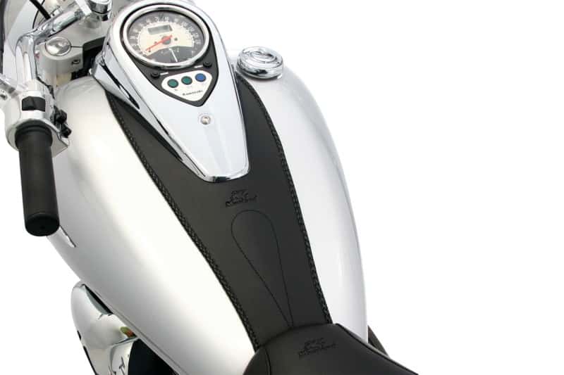 Mustang Motorcycle — Mustang Kawasaki VN900 Tank Bib - Black - view 1