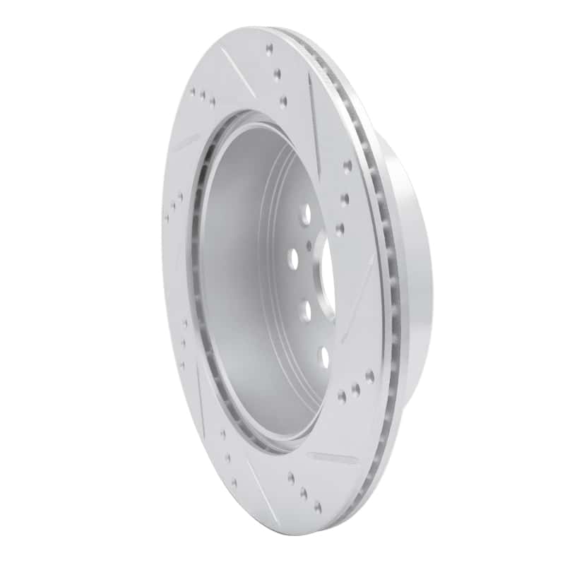 R1 Concepts — R1 01-06 Lexus LS430 Rear Left Drilled & Slotted Silver Brake Rotor
R1 Brake Rotor Drill - view 4