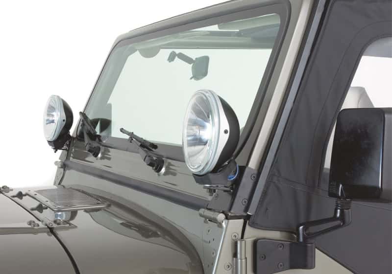 Rampage — Rampage 1976-1983 Jeep CJ5 Windshield Hinge Light Bracket - Black
Windshield Hinge Bkt
WnshldHngLghtBrkt - view 2