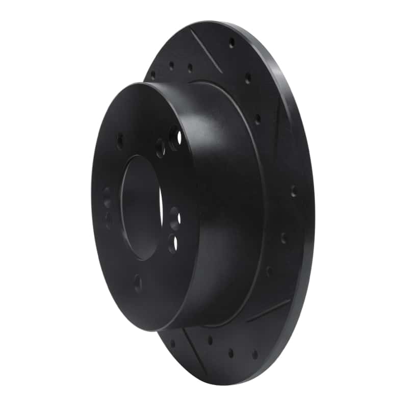 R1 Concepts — R1 07-12 Kia Rondo (Canada) Rear Right Drilled & Slotted Black Brake Rotor
R1 Brake Rotor Drill - view 2