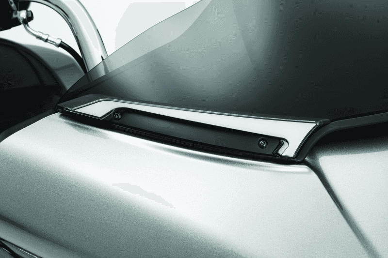 Kuryakyn — Kuryakyn Tracer Windshield Trim Lights Black - view 2