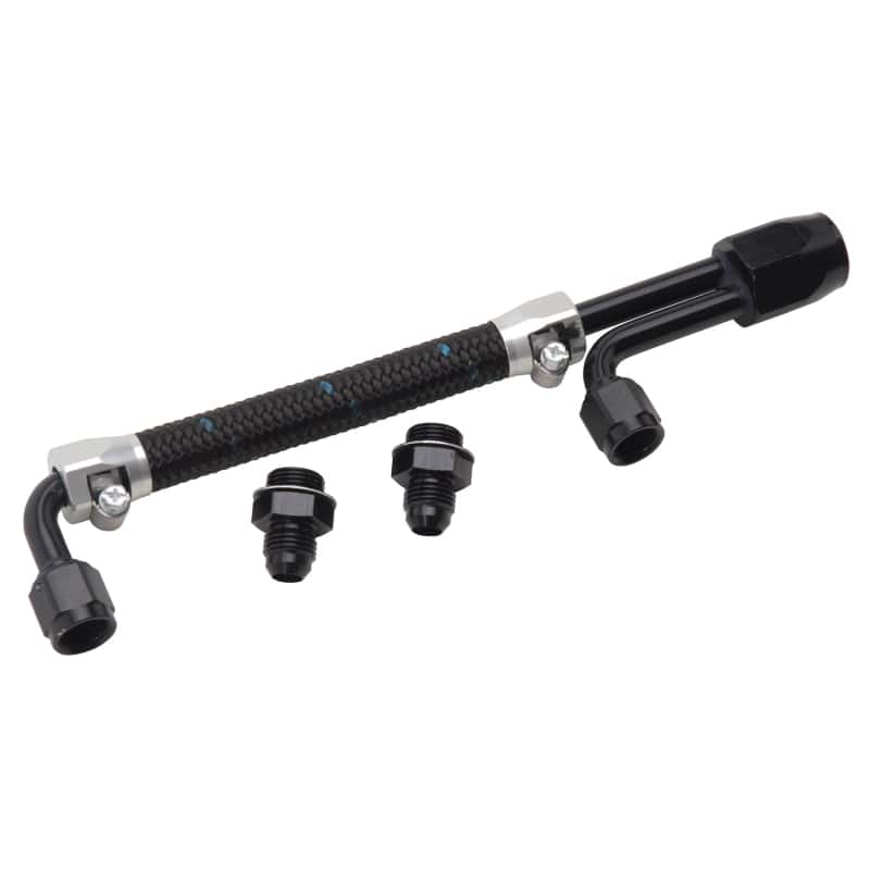 Edelbrock — Edelbrock Dual Quad Fuel Line Kit In Clr/Blk Finish
KIT PARTS - view 2