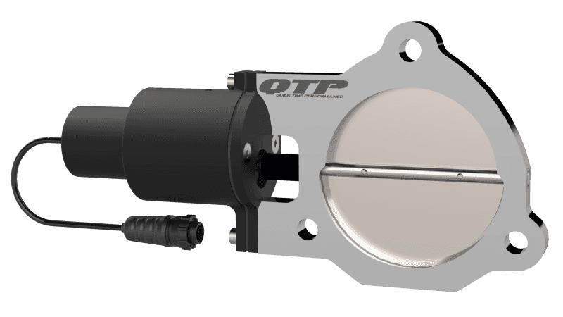QTP — QTP 3.5in Bolt-On QTEC Electric Cutout Valve - Single - view 3