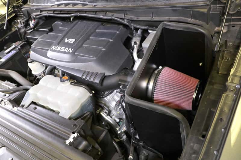 K&N Engineering — K&N 17-18 Nissan Titan XD V8 5.6L AirCharger Performance Intake
Performance Air Inta
Air Intake System - view 6
