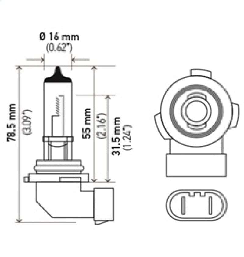 Hella — Hella H10 12V 42W Xen White Bulb (Pair)
H10 Halogen Bulb - view 5