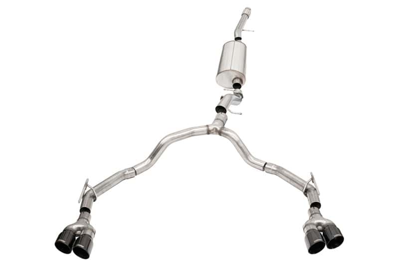 CORSA Performance — Corsa 2021-2025 Suburban / Yukon XL 6.2L 4WD Dual Rear 3in to 2.75in Sport Cat-Back DW 4in BLK Tips
Exhaust - view 1
