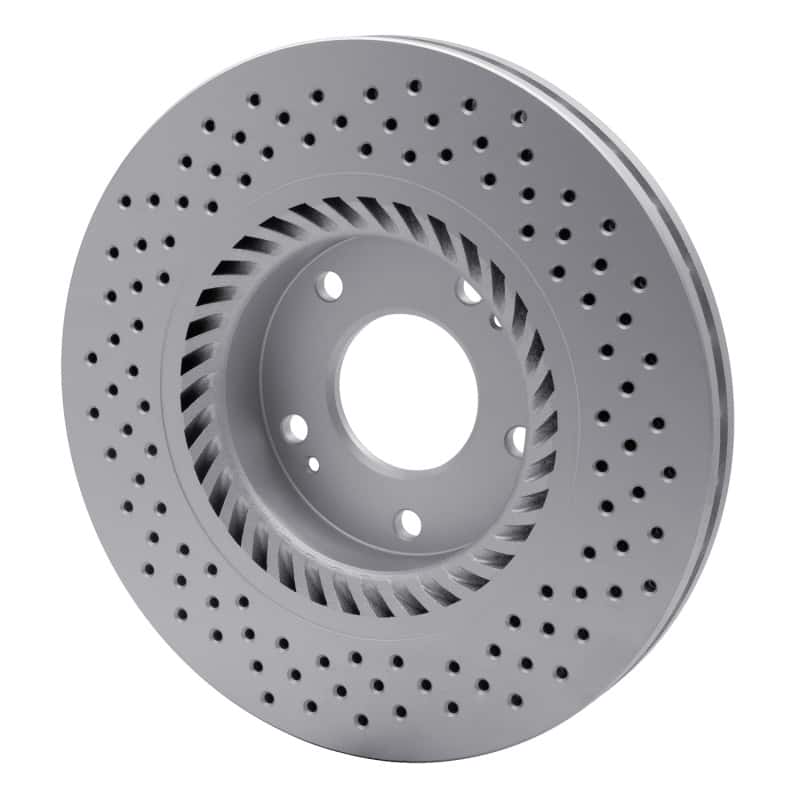 DFC — DFC 07-08 Hyundai Tiburon Front Drilled GeoSPEC Coated Rotor
DFC Brake Rotor - view 4
