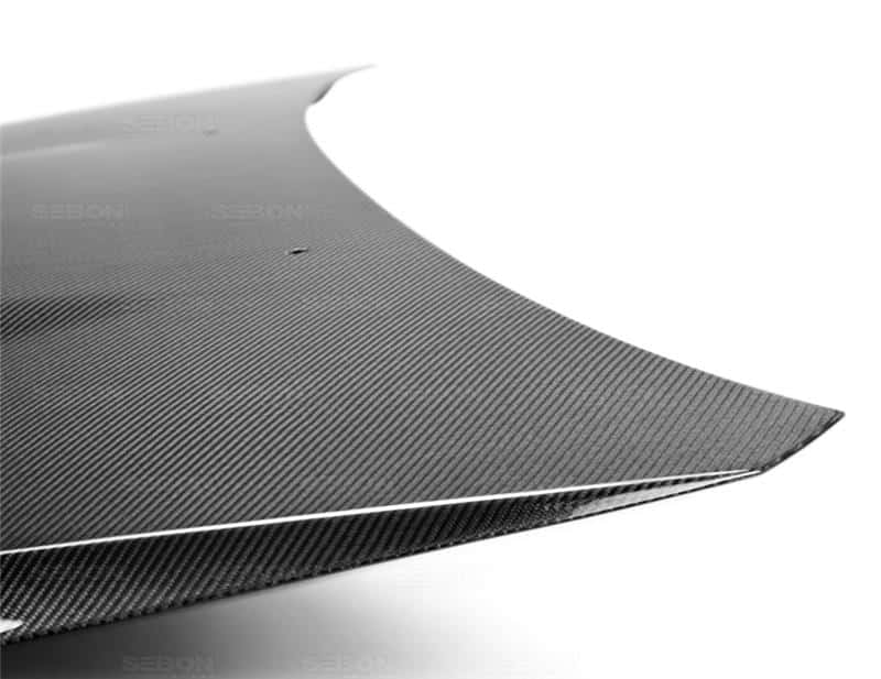 Seibon — Seibon 08-09 Subaru WRX/STi OEM Carbon Fiber Hood - view 13