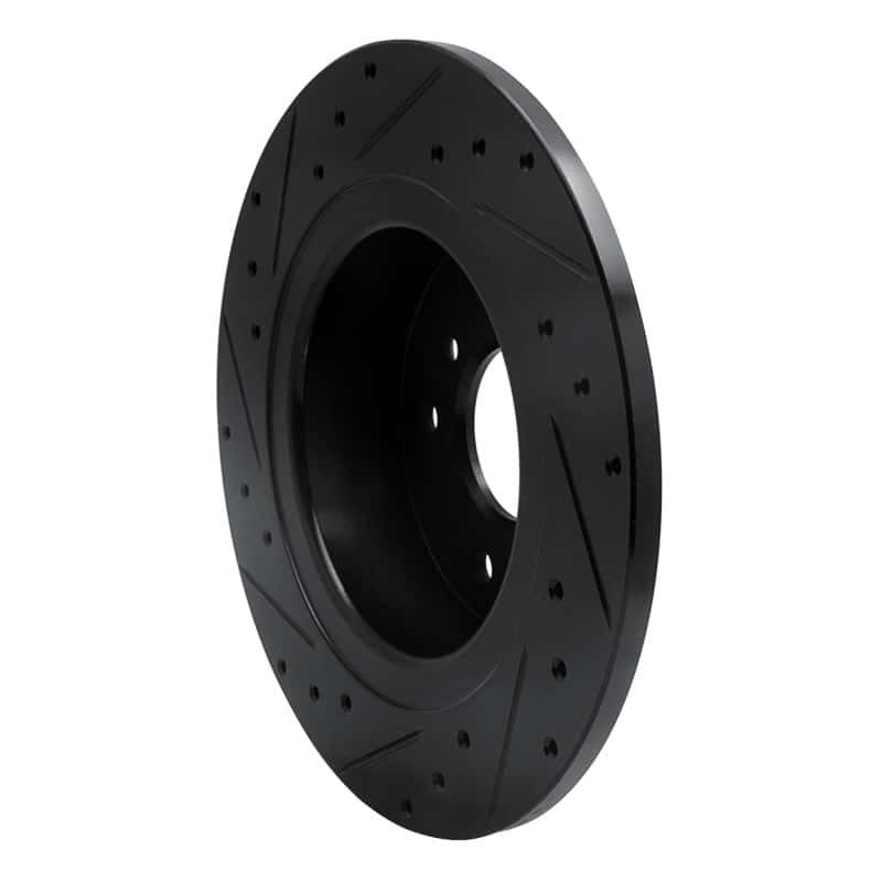 R1 Concepts — R1 94-04 Land Rover Discovery Rear Right Drilled & Slotted Black Brake Rotor
R1 Brake Rotor Drill - view 4