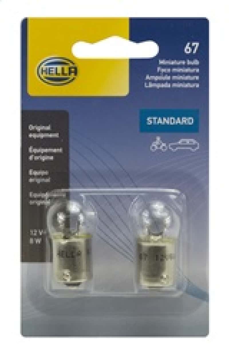 Hella — Hella Bulb 67 12V 8W 4Cp Ba15S G6 (2)
67TB Incan Bulb - view 6
