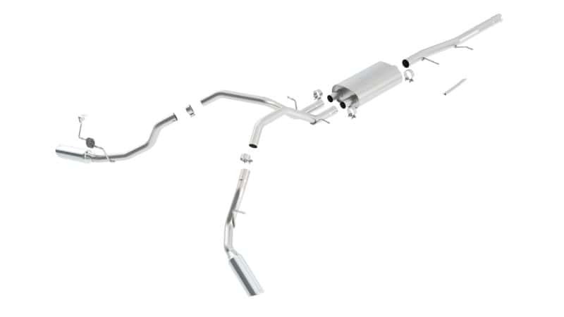 Borla — Borla 09-11 Chevrolet Sierra 1500 WT/SLT/SLEi/XFE / Silverado 1500 WT/LT/LTZ/LS SS Catback Exhaust
Cat-Back System
ExhstSysKt - view 3